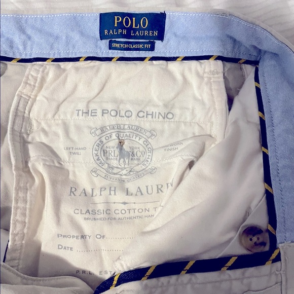 Polo by Ralph Lauren kaki shorts. Like new. Size 31. - Picture 3 of 4